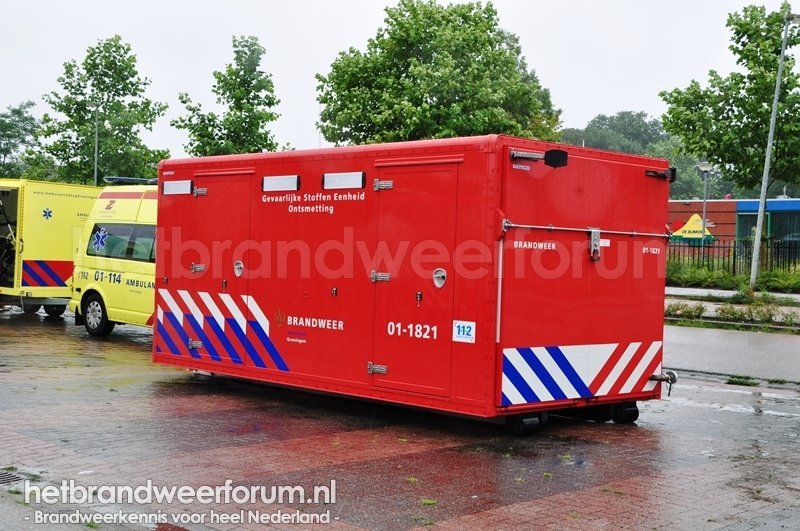 Gevaarlijke Stoffen Decontaminatie (Ontsmetting) haakarmbak