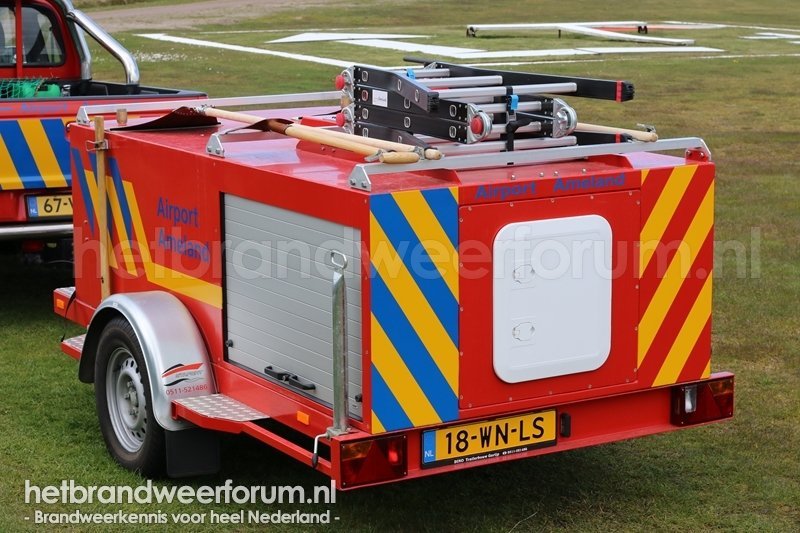 Hulpverleningsaanhanger Airport Ameland