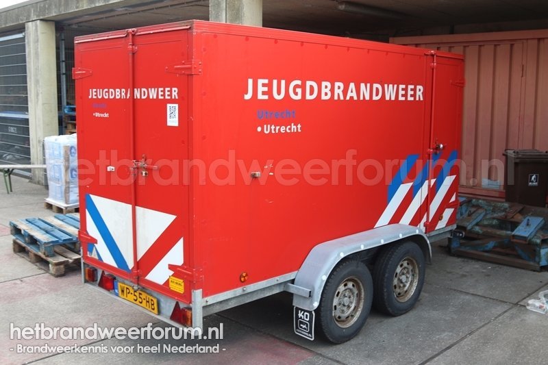 Aanhanger Jeugdbrandweer Utrecht