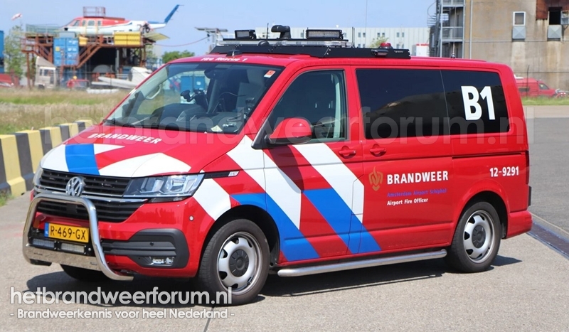 12-9291 Dienstvoertuig Airport Fire Officer
